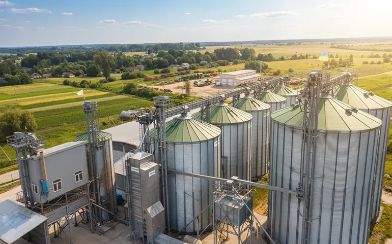 елеватор зберігання органіного зерна