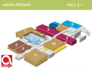 Organic продукція у виставковому центрі Koelnmesse Кельн, Німеччина ANUGA 2023